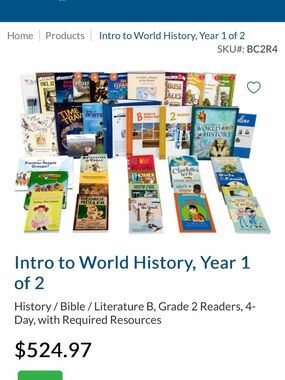 Sonlight Curriculum-Intro to World History 7-9 years old